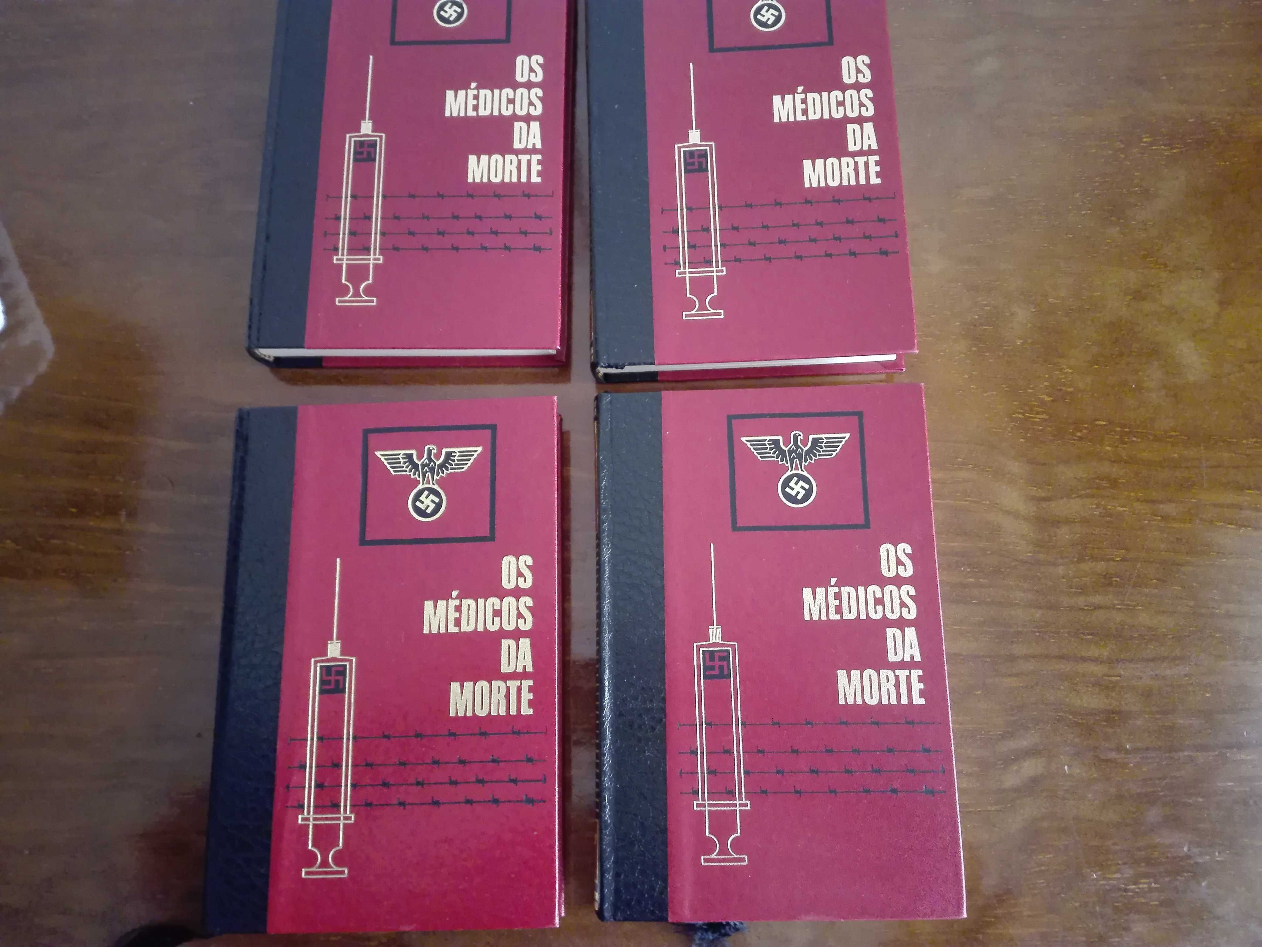 Vendo coleção de 4 livros de Philippe Aziz - Os médicos da morte