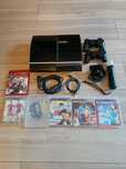 Konsola PS3 + 2 pady + kamerka + Move + 6 gier+
