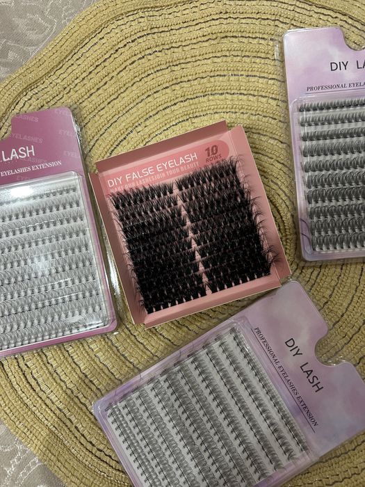 Вії (ресницы ) для самостійного нарощення, пучкові вії