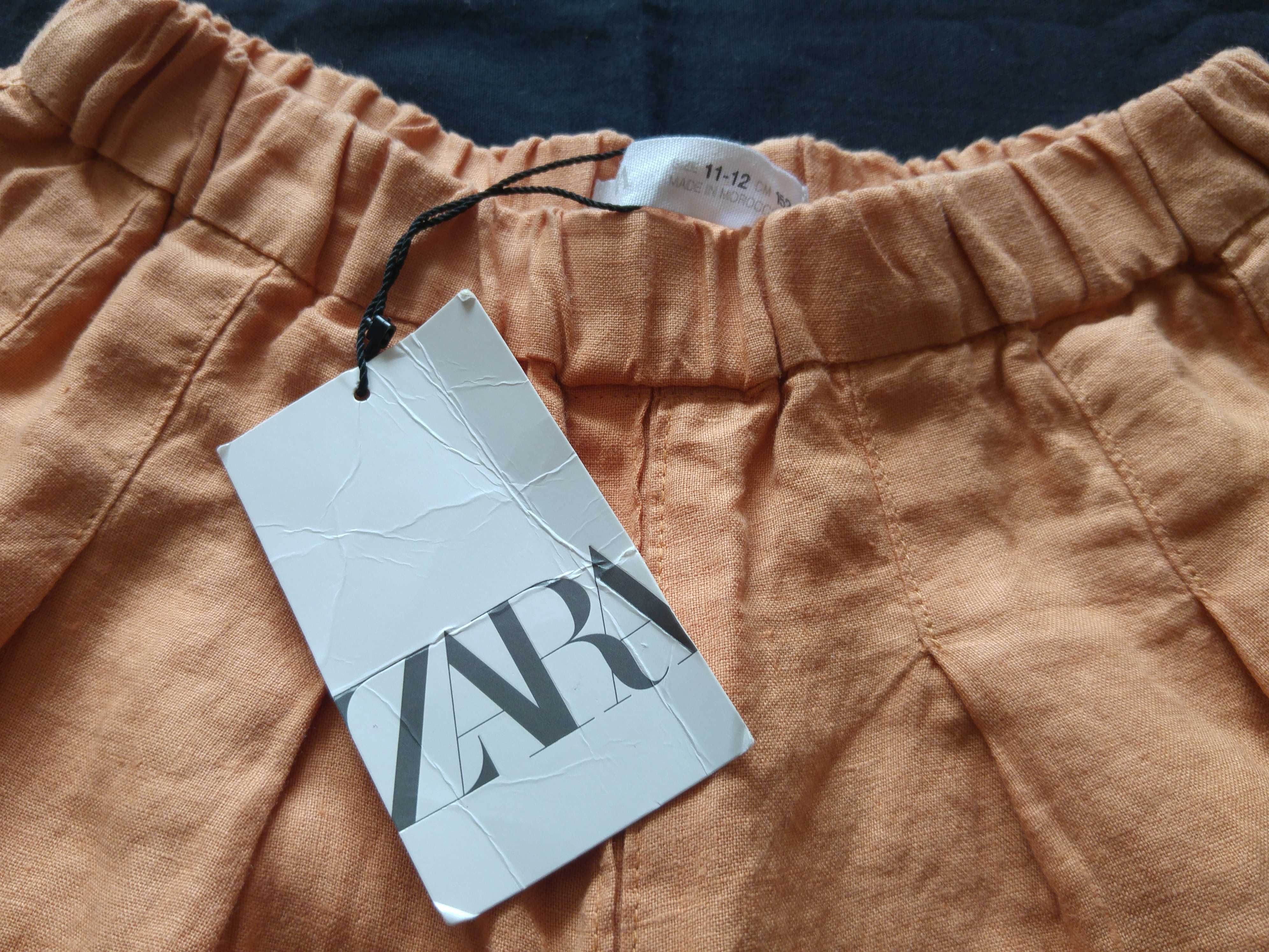 Spodenki damskie 100 % lniane ZARA