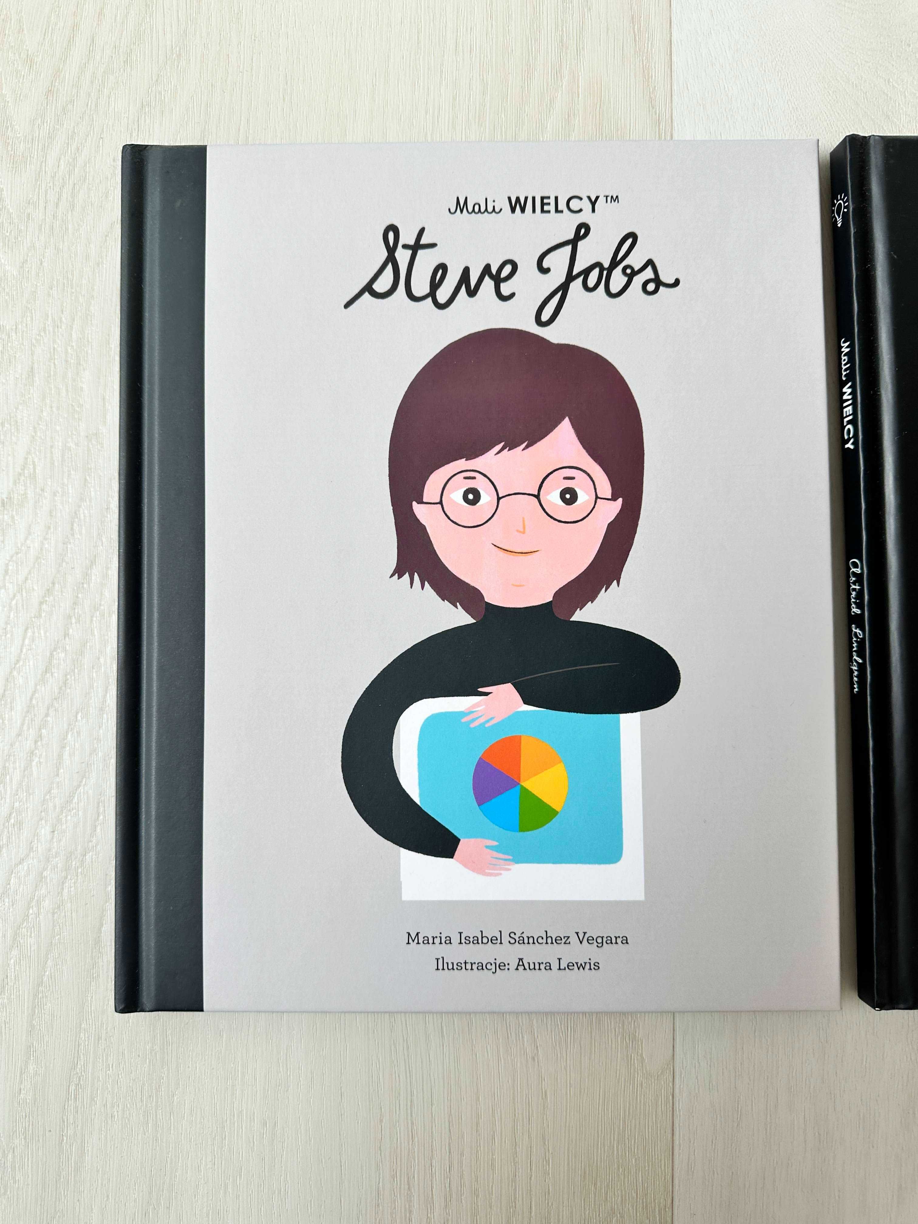 Steve Jobs i Astrid Lindgren Mali Wielcy książki SMARTBOOKS nowe