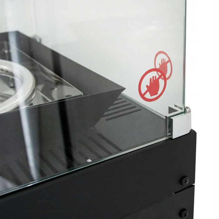 Ogrzewacz Tarasowy Gazowy Kominek Lava Rocks 8kW Czarny