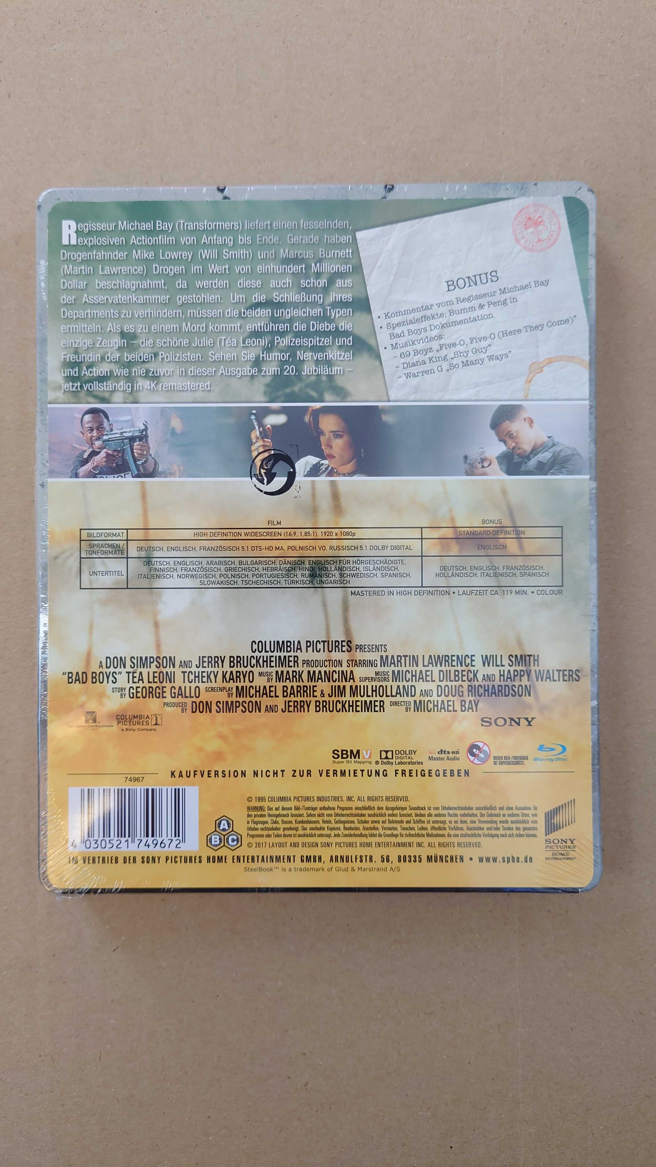 Bad Boys - Blu-Ray STEELBOOK