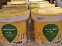 Weberplast decor, revestimento decorativo