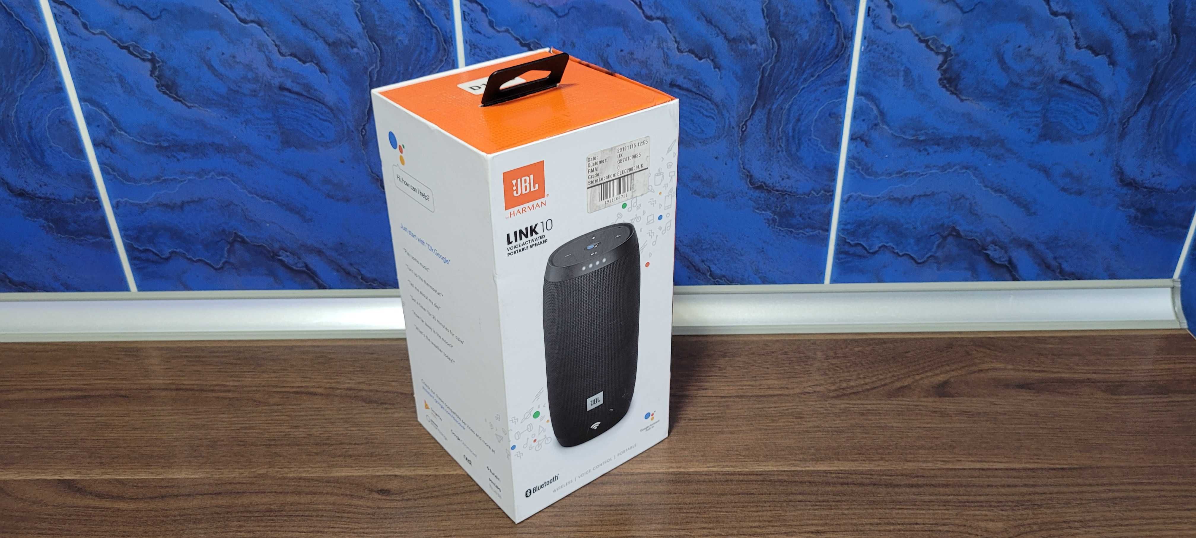 JBL Link 10 - Bluetooth, Asystent Google.