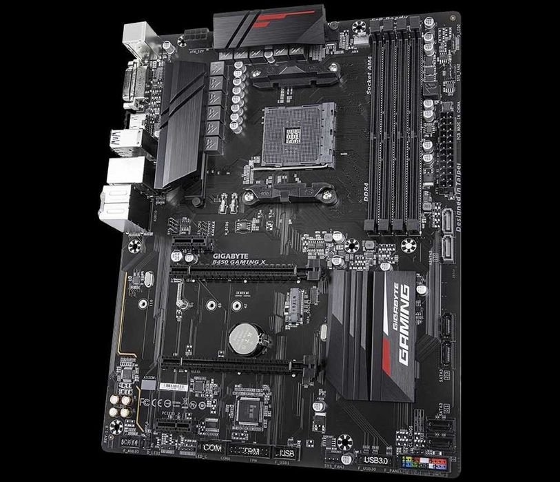 (~60$) Материнська плата Gigabyte B450 Gaming X (тест працездатності)