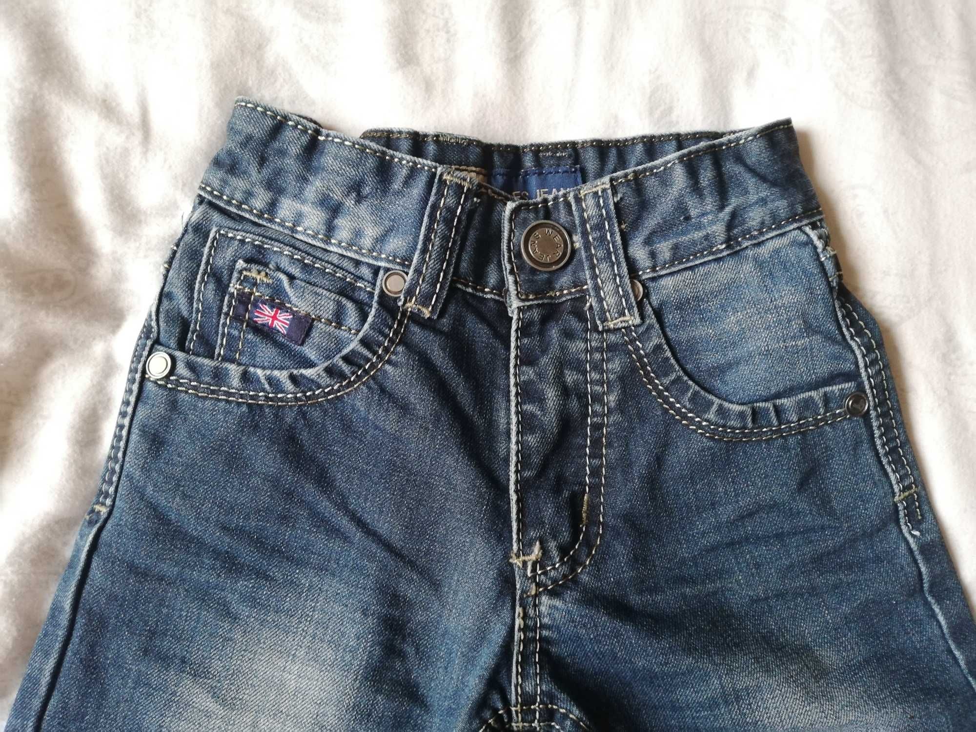 spodnie dżinsowe chłopięce 92 - 98 cm 2  3 lata dżinsy jeans chłopczyk