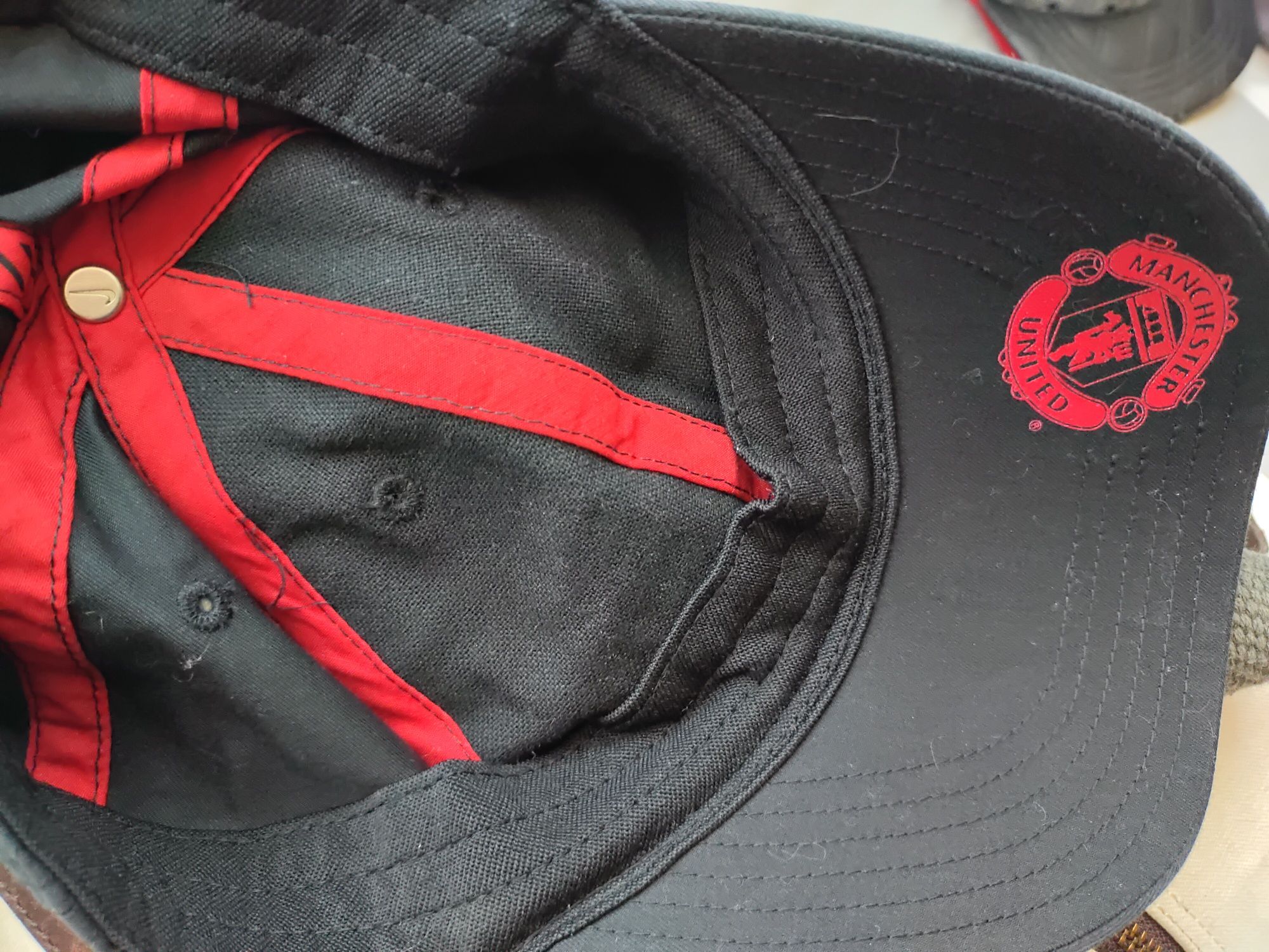 Czapka Nike Manchester United czarna dri fit