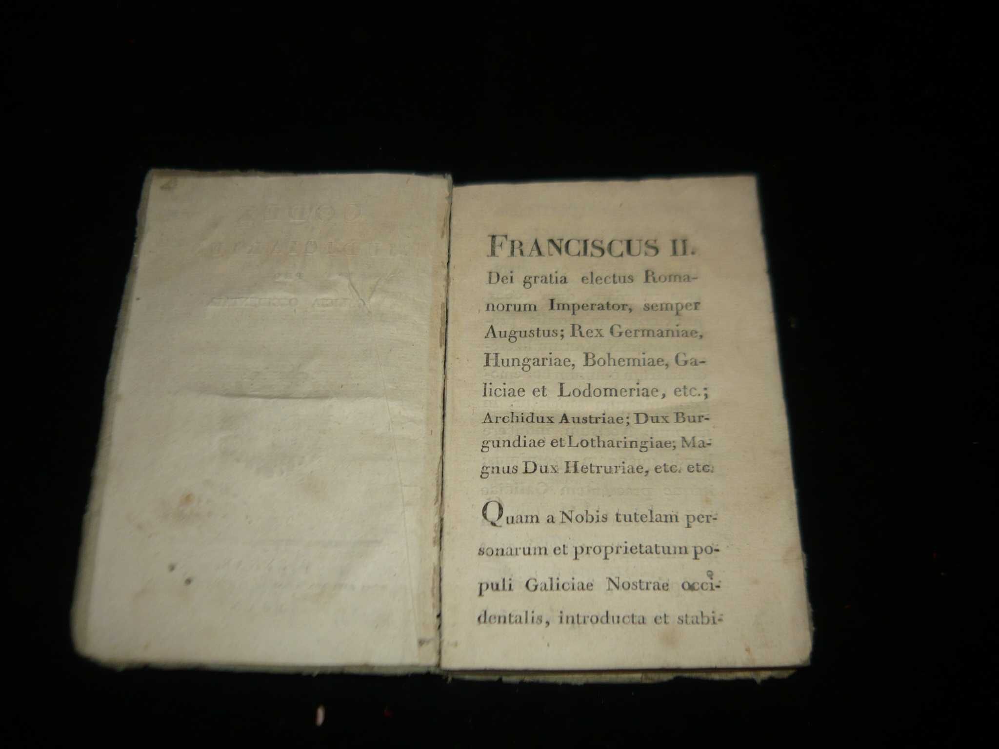 Kodeks sądownictwa zach. Galicji rok 1815