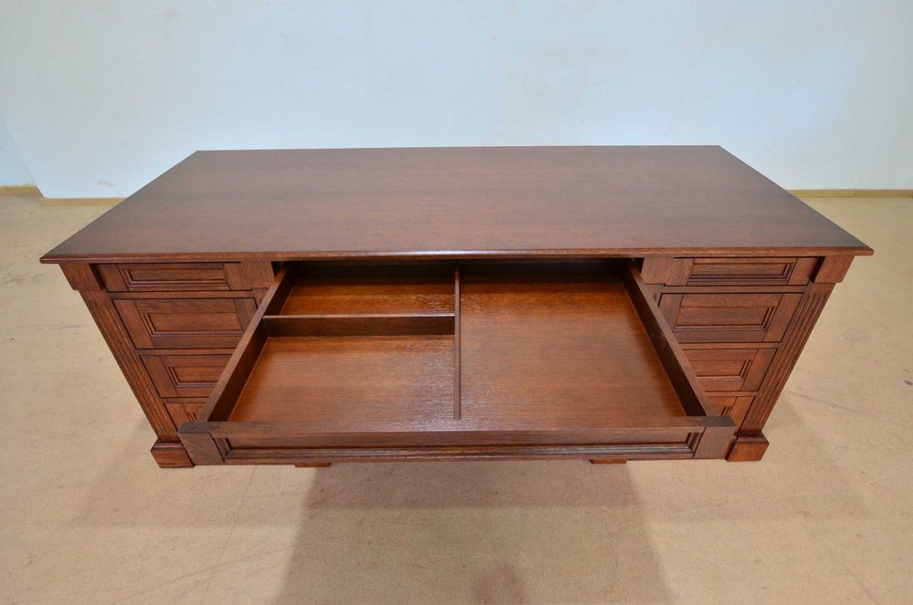 Biurko Amsterdam z blatem prostokątnym