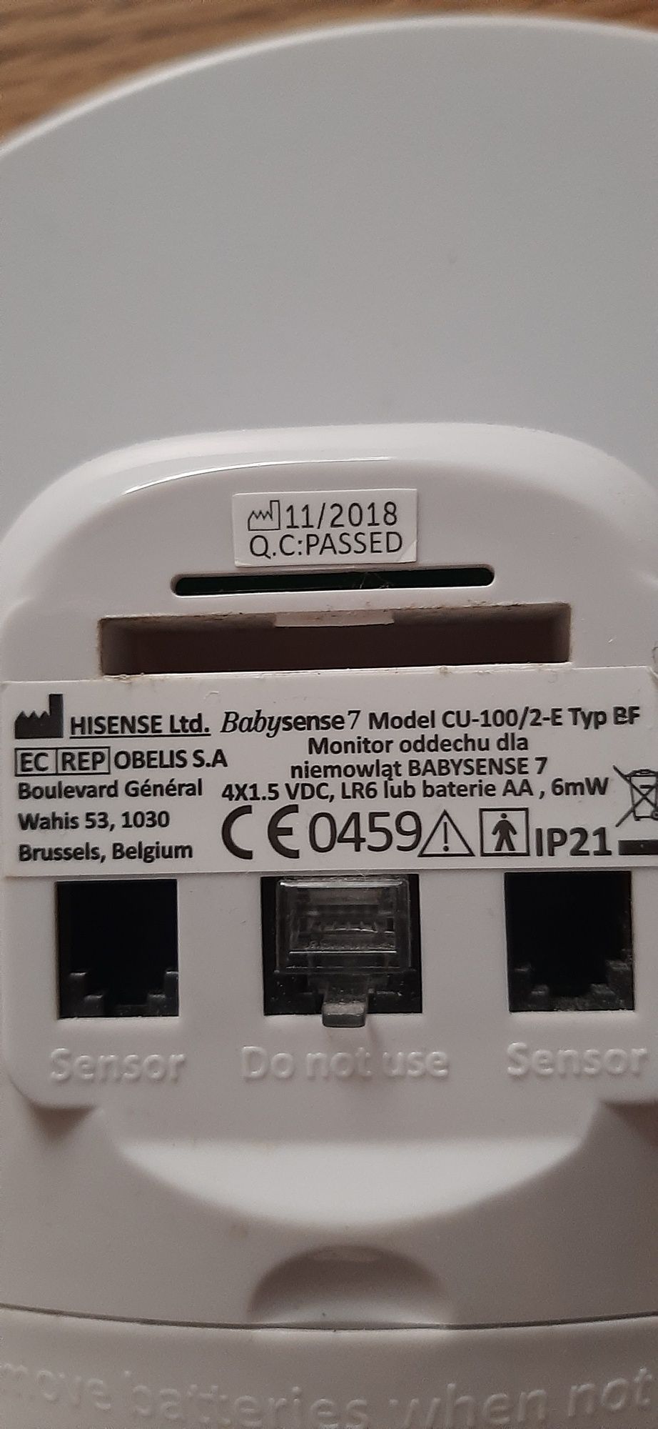 Czujnik oddechu babysense