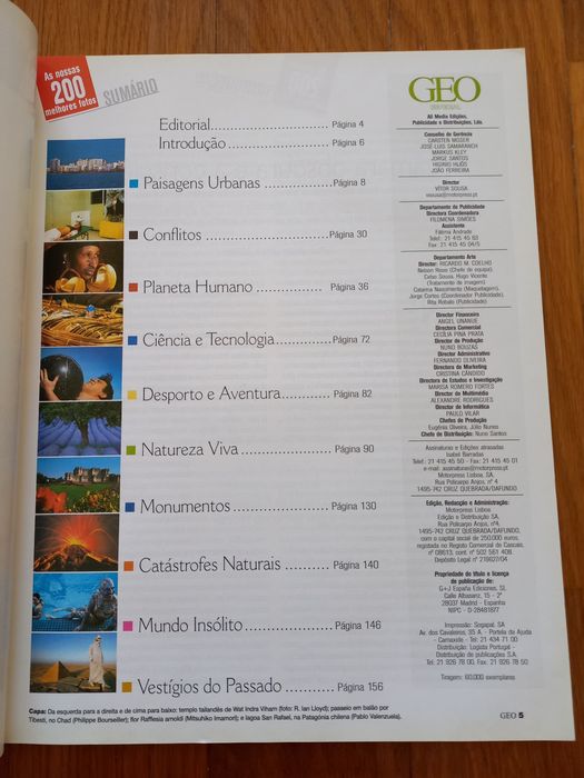 25 Revistas Geo números especiais e Geo Voyage