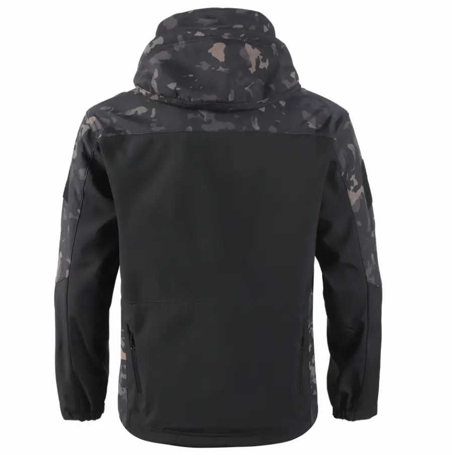 Костюм софтшел Gman Чорний мультикам Soft Shell на флісі