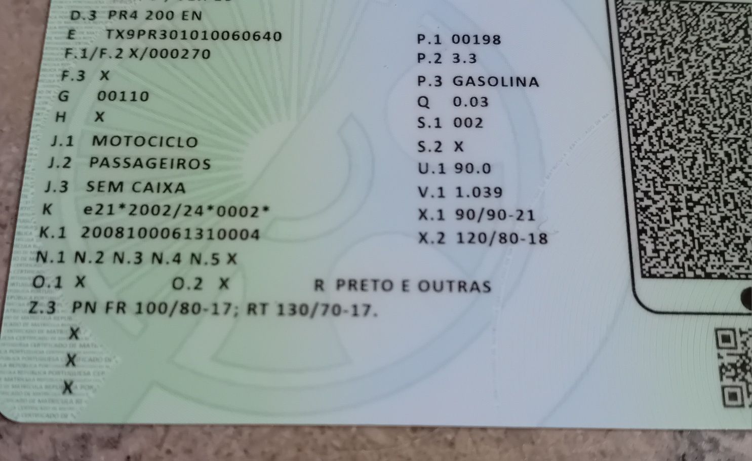 AJP PR4 SM 200cc/troca.