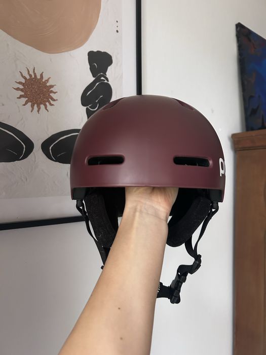 Kask POC bordowy XS-S 51-54