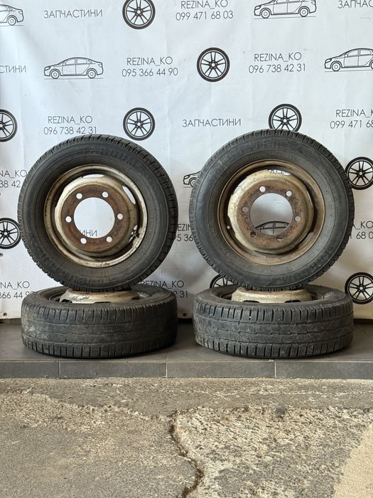 Колеса в зборі 195/70 R15C (всесезонні),диски 6х205 R15 спарка