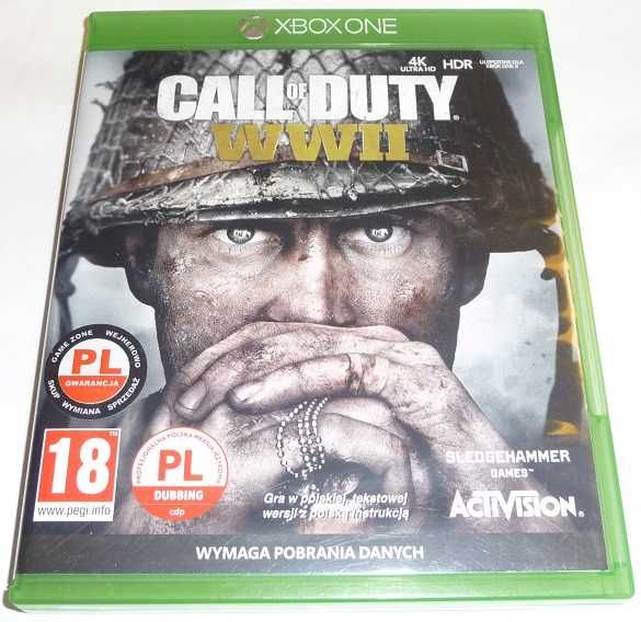 Call of Duty WW2 Xbox One + S + X + Series X = PŁYTA PL