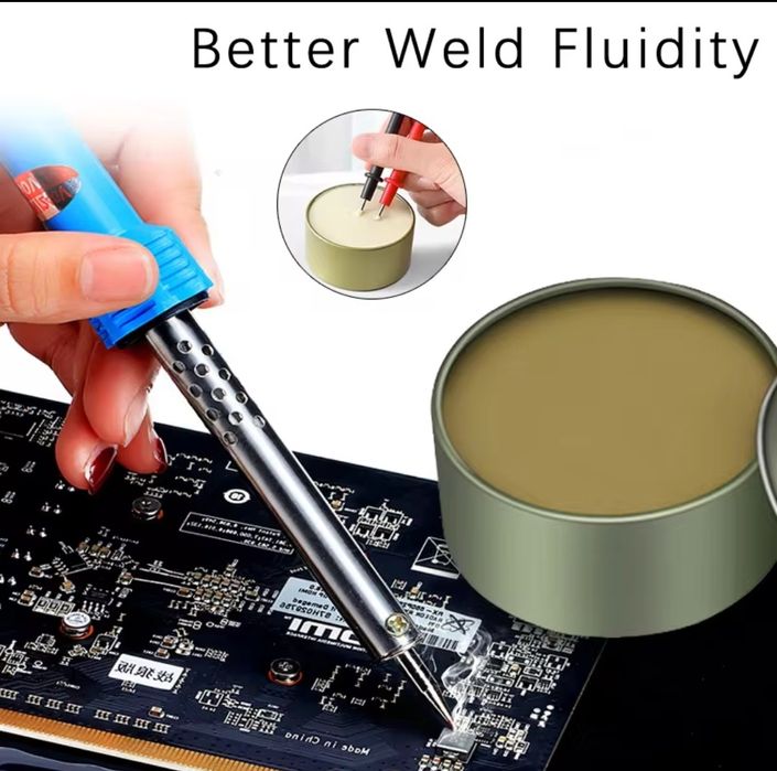 Паяльные флюс ПВ209Х  кислота припой ПОС-61 канифоль паяльник