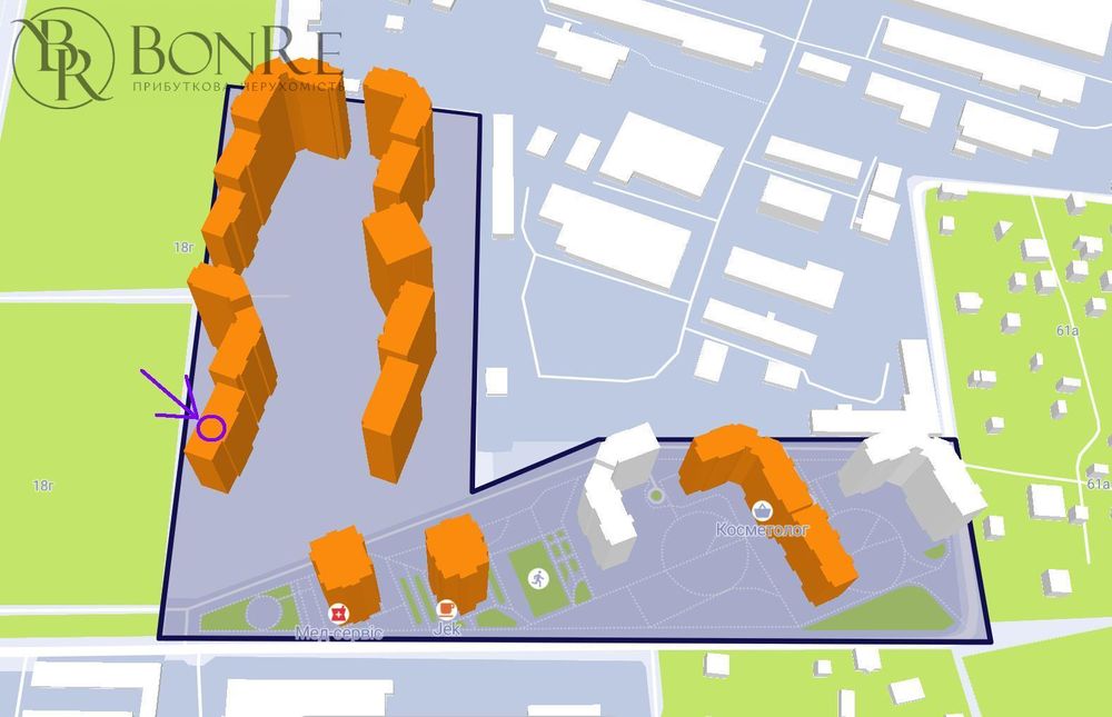 Оренда, Торгове, ЖК Сирецькі Сади 41м2