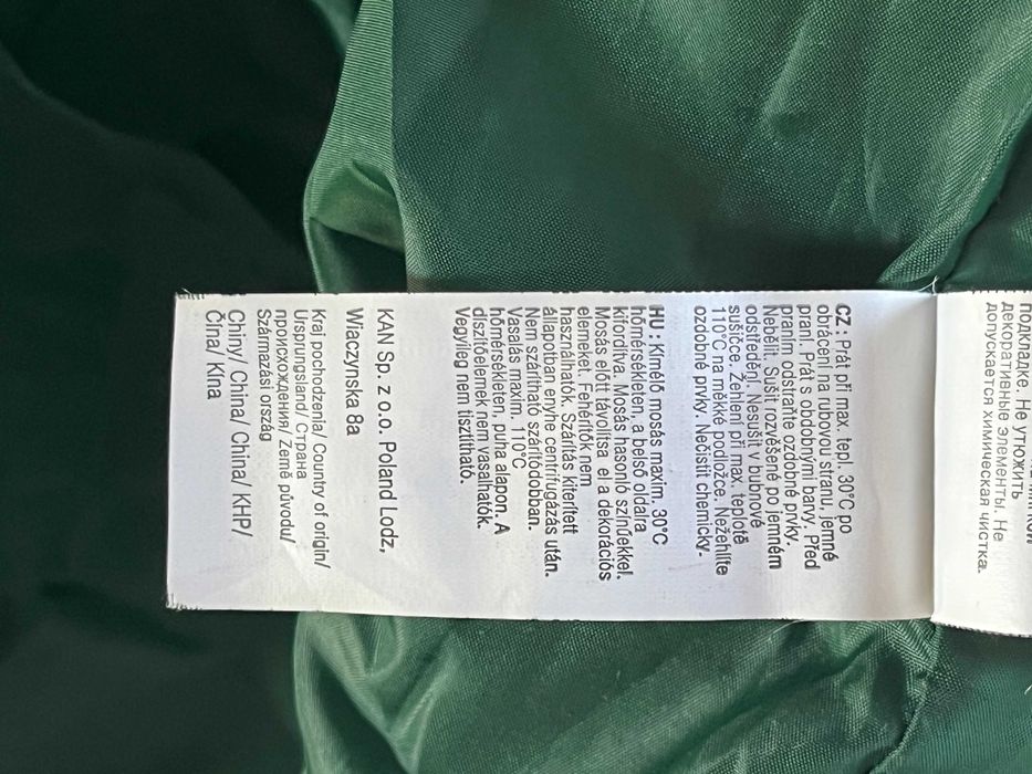 Zielona pikowana kurtka damska Tatuum z kapturem r.40