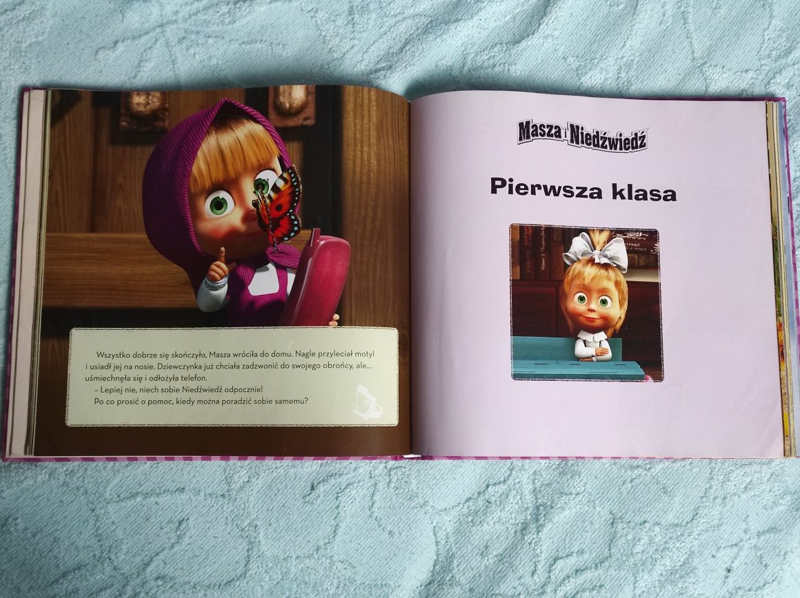 Piękna kolekcja Bajek książka Masza i Niedźwiedź kolekcja 5 bajek
