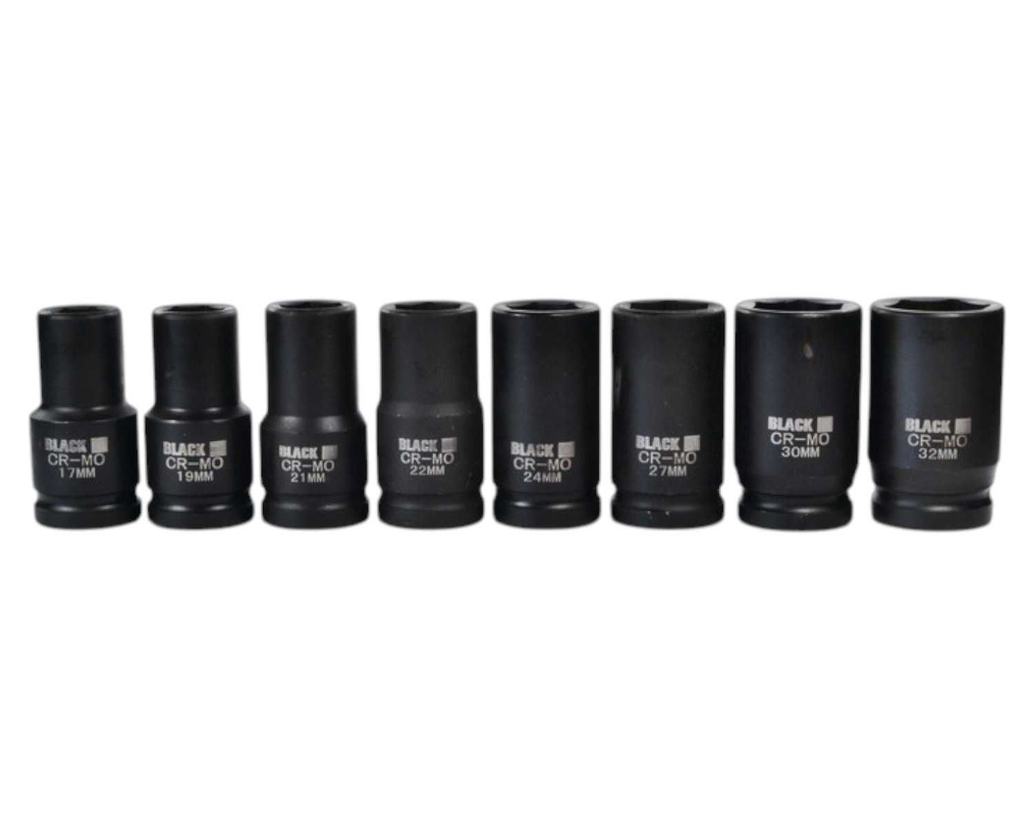 KOMPLETNY Zestaw Nasadek Udarowych 3/4" 17-32 mm Cr-Mo 8 ELEMENTÓW