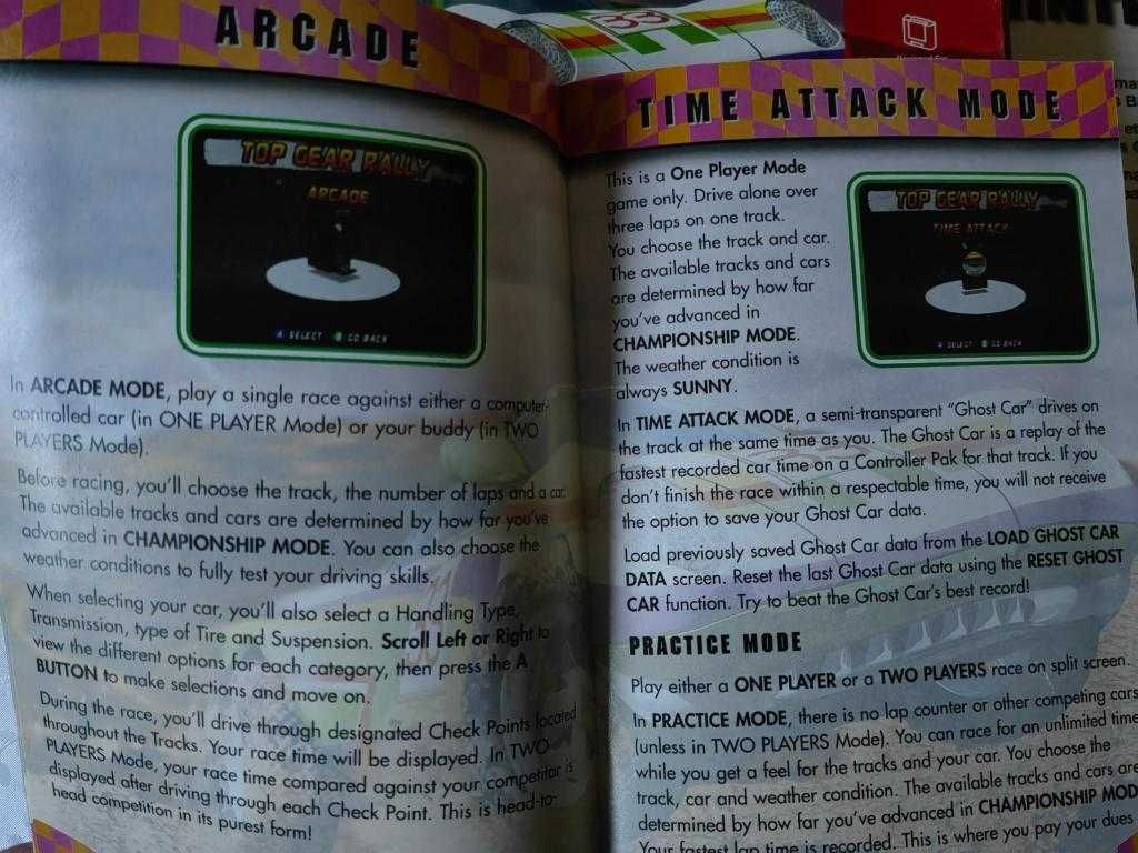 Gra Top Gear Rally na konsolę Nintendo 64, ekstra wyścigówka, jak NFS!