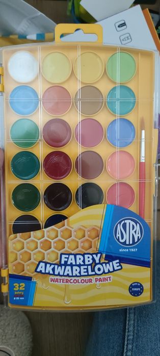 Farby akwarelowe Astra 32 kolory