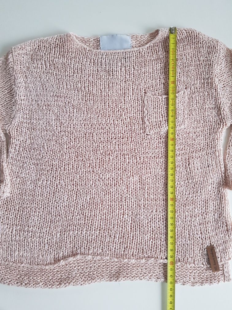 Luźny sweter oversize r. 104