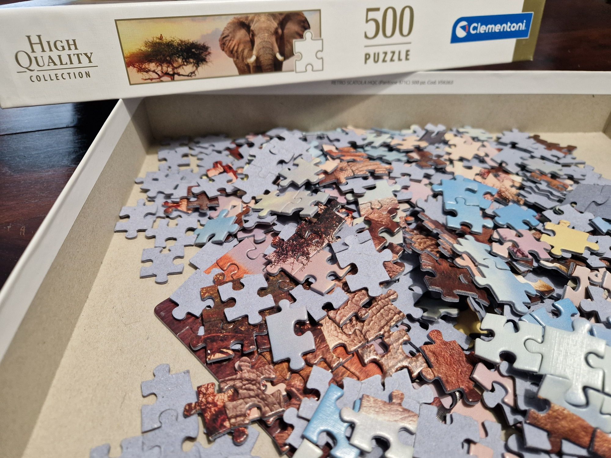 Clementoni puzzle 500 african sunset