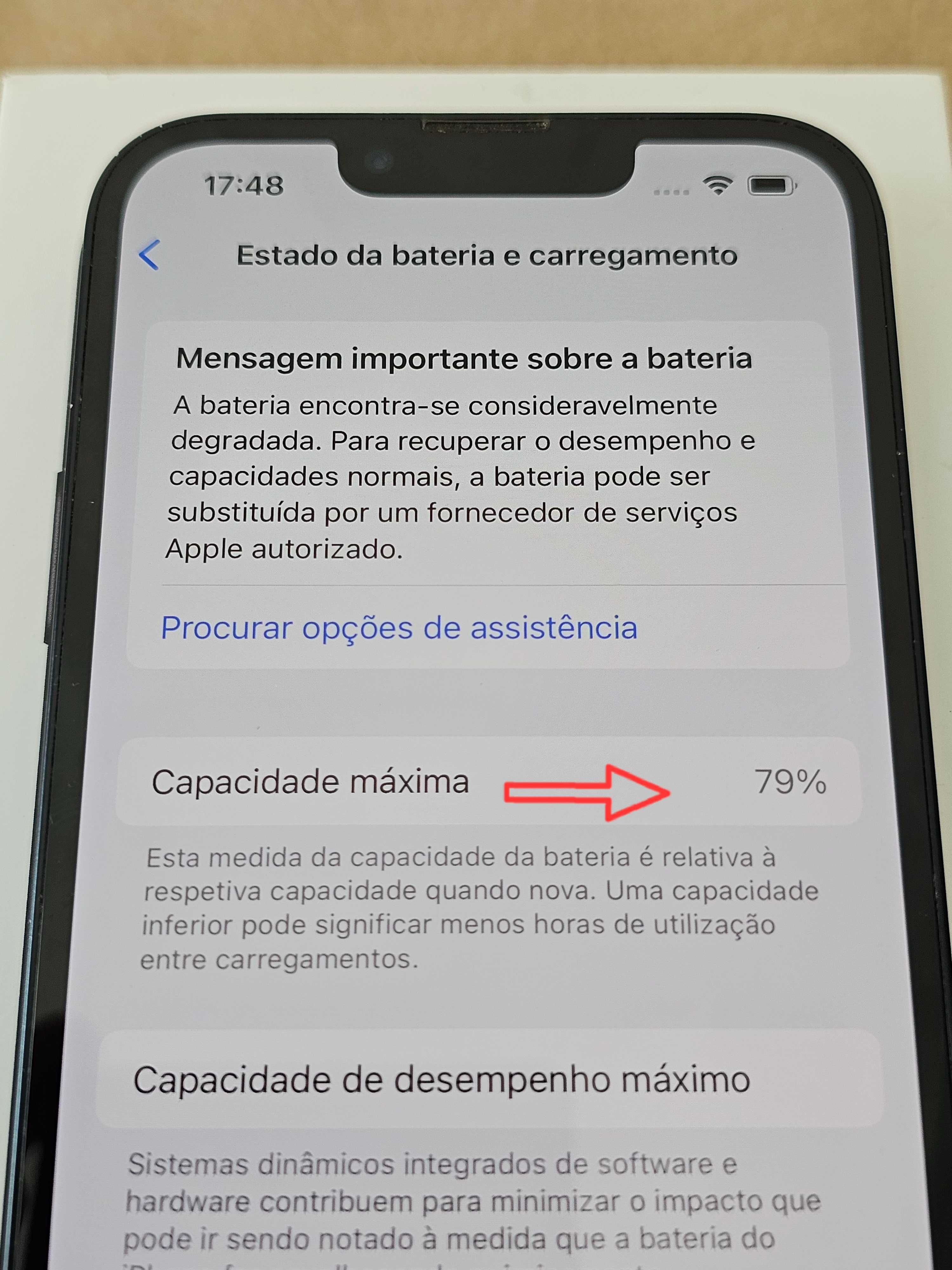Iphone 13 128GB.  Bateria 79%. Azul. Ótimo estado.  Sem caixa.