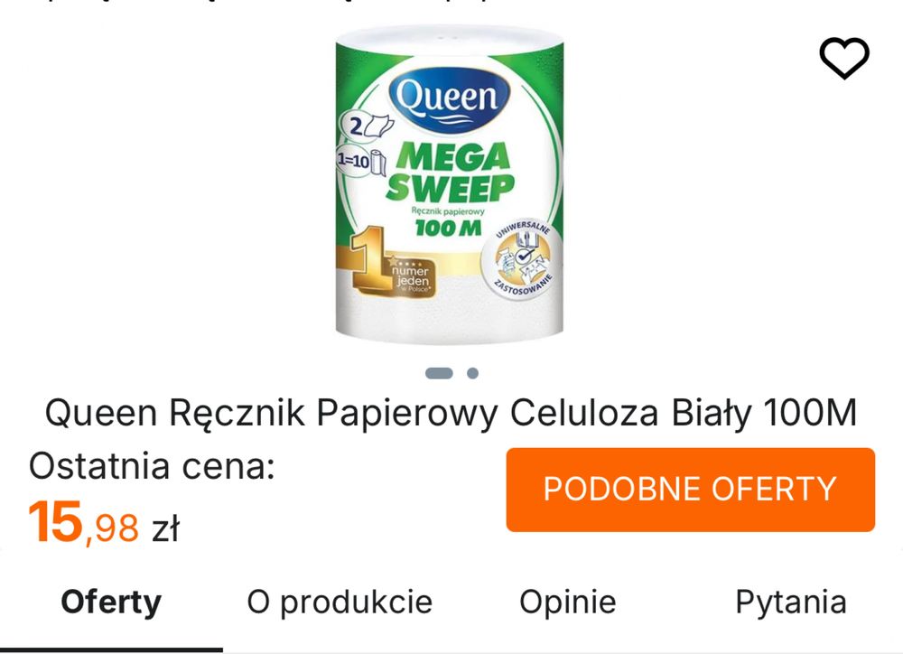 6 sztuk Queen papier kuchenny recznik papierowy