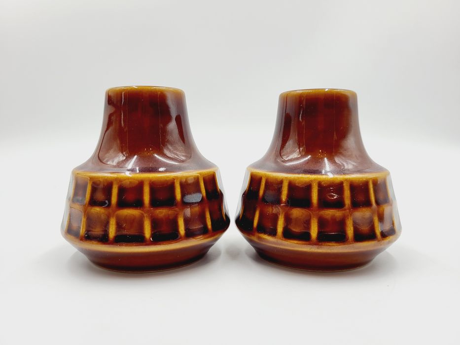 Dwa śliczne wazoniki Pruszków PRL