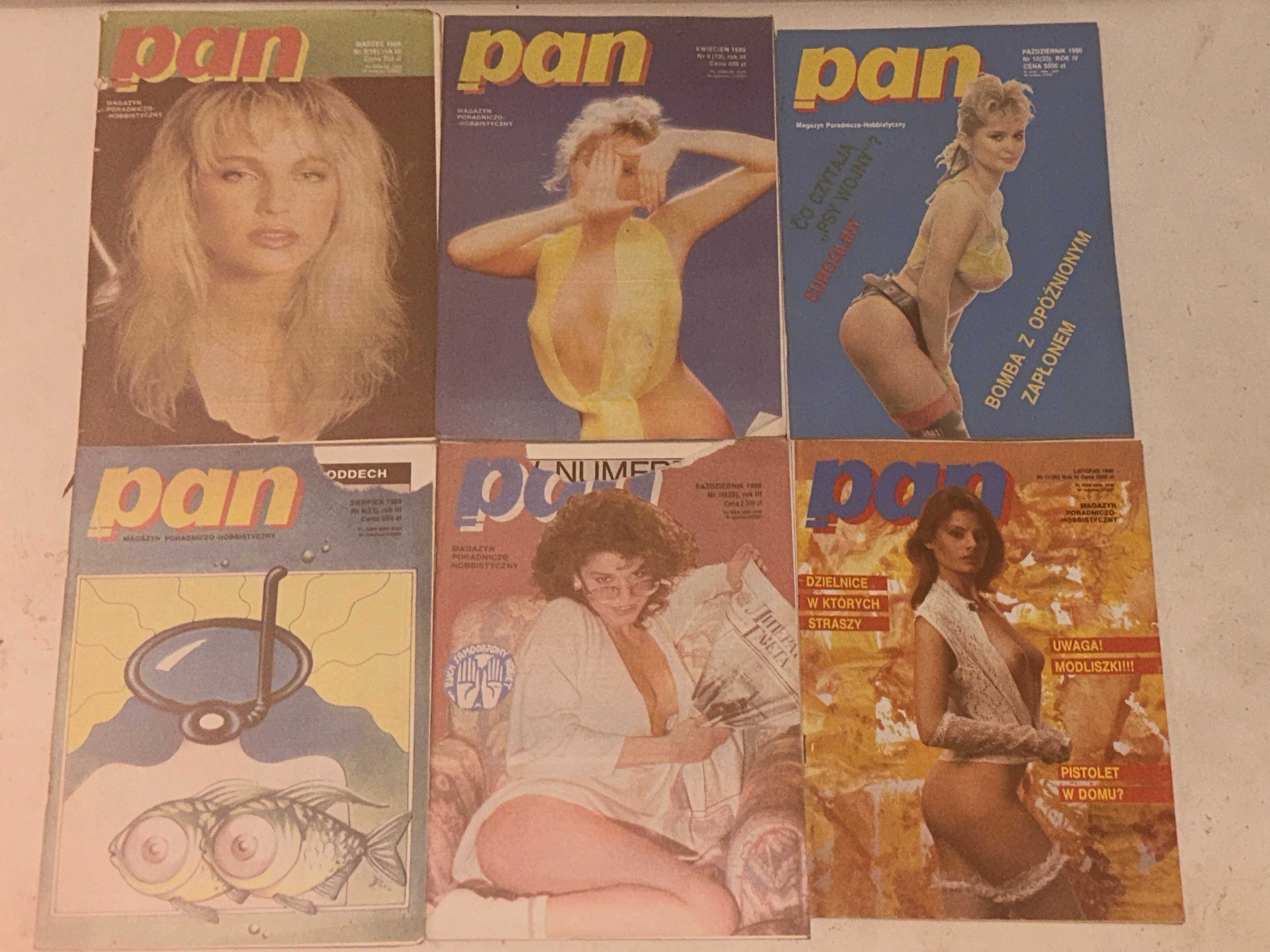 Czasopismo PAN Poradniczo-Hobbystyczny  lata 1989/1990 - 6 sztuk