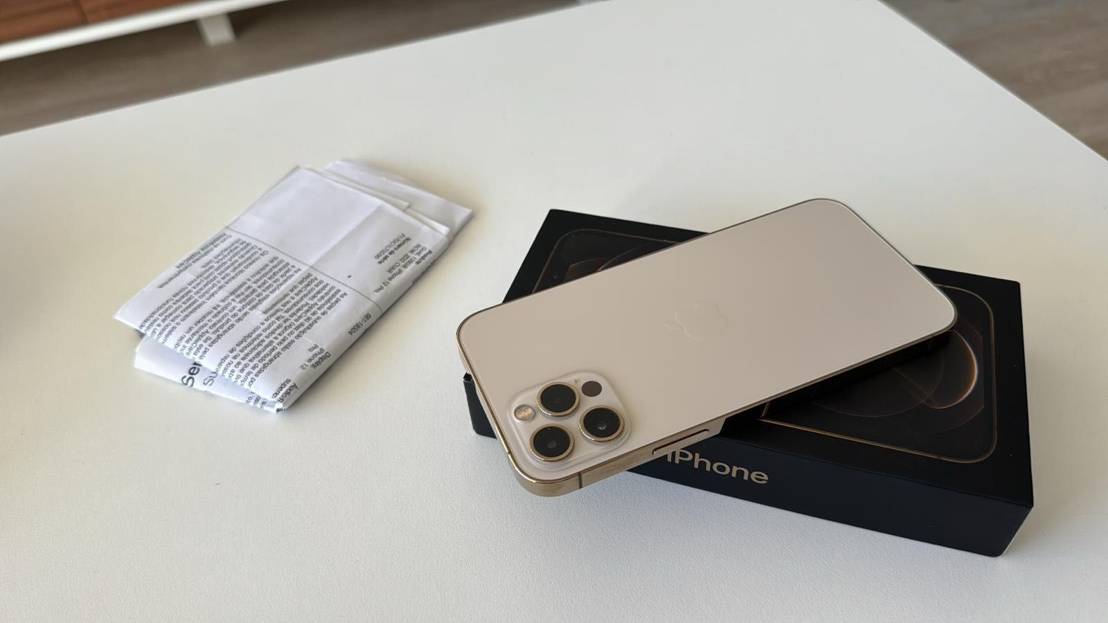 Vendo iPhone 12 Pro 128Gb Livre Gold Fatura de Compra