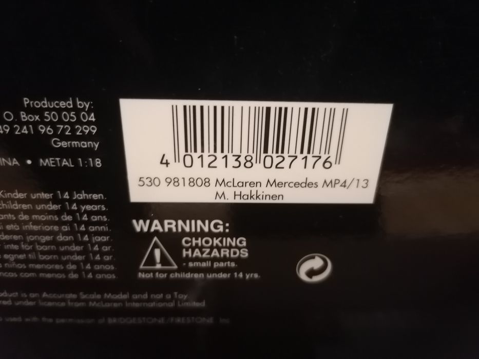 McLaren MP4-13 Hakkinen 1998