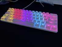 Klawiatura whiteshark shinobi bialy red switch
