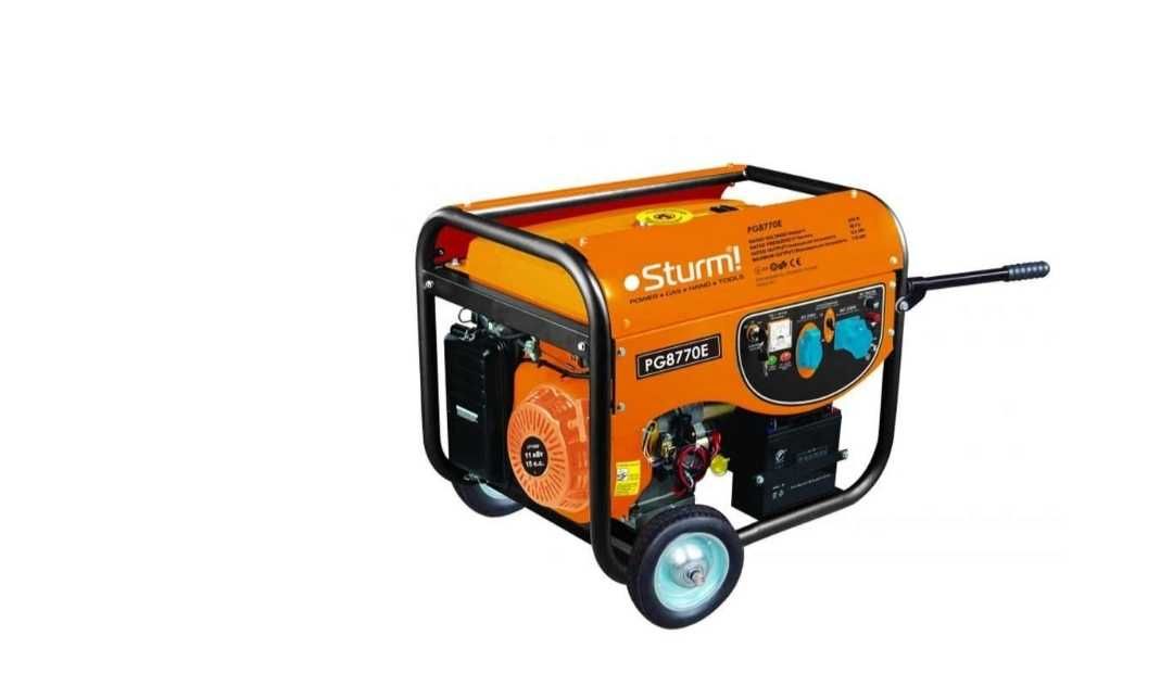 Генератор бензиновий Sturm PG8770E (7 кВт) Торг
