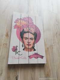 Obraz druk na deskach Viva la Vida Frida Kahlo