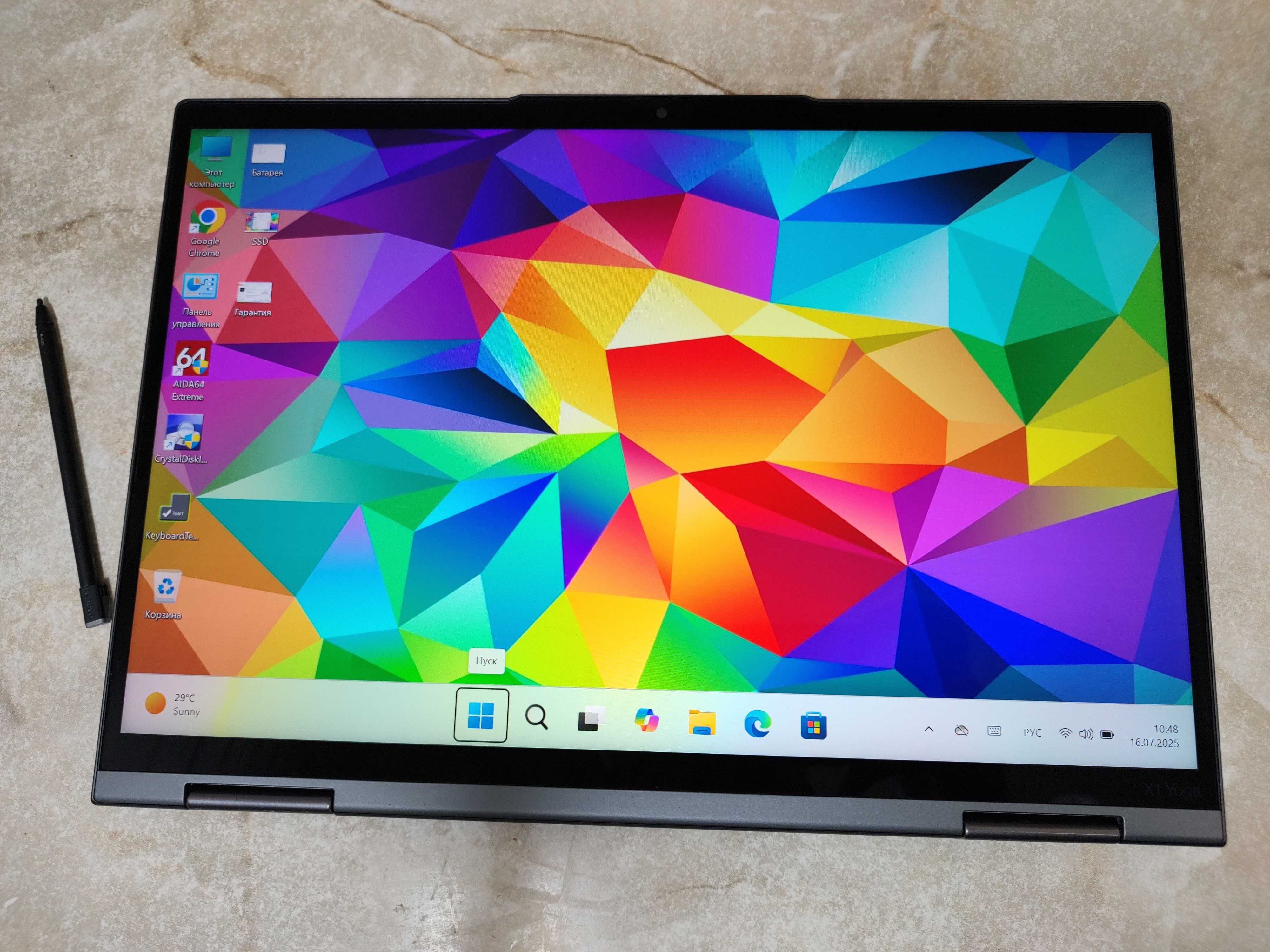 Lenovo ThinkPad X1 Yoga 7th Gen i7-1270P 32GB DDR5 512GB 4G modem