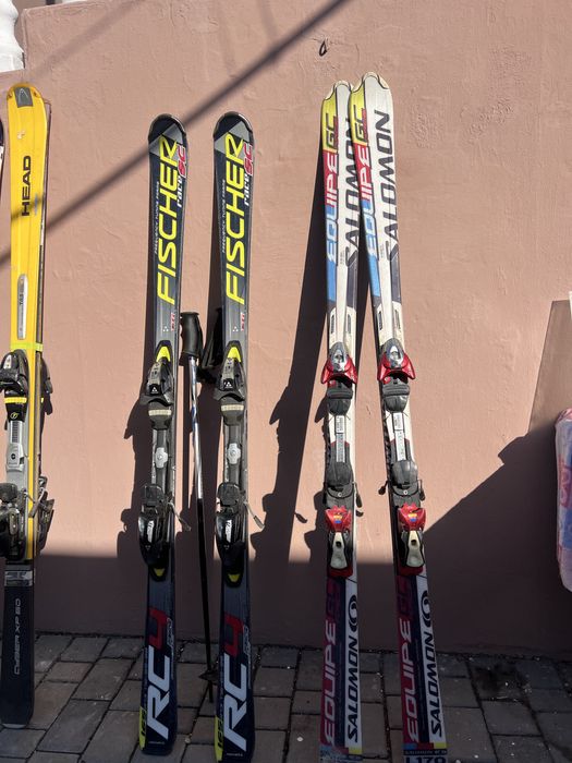 Лижі salomon та fischer