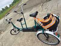 Rower trójkołowy  tandem