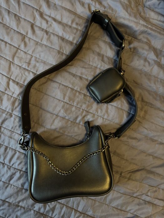 Сумка чорна еко шкіра