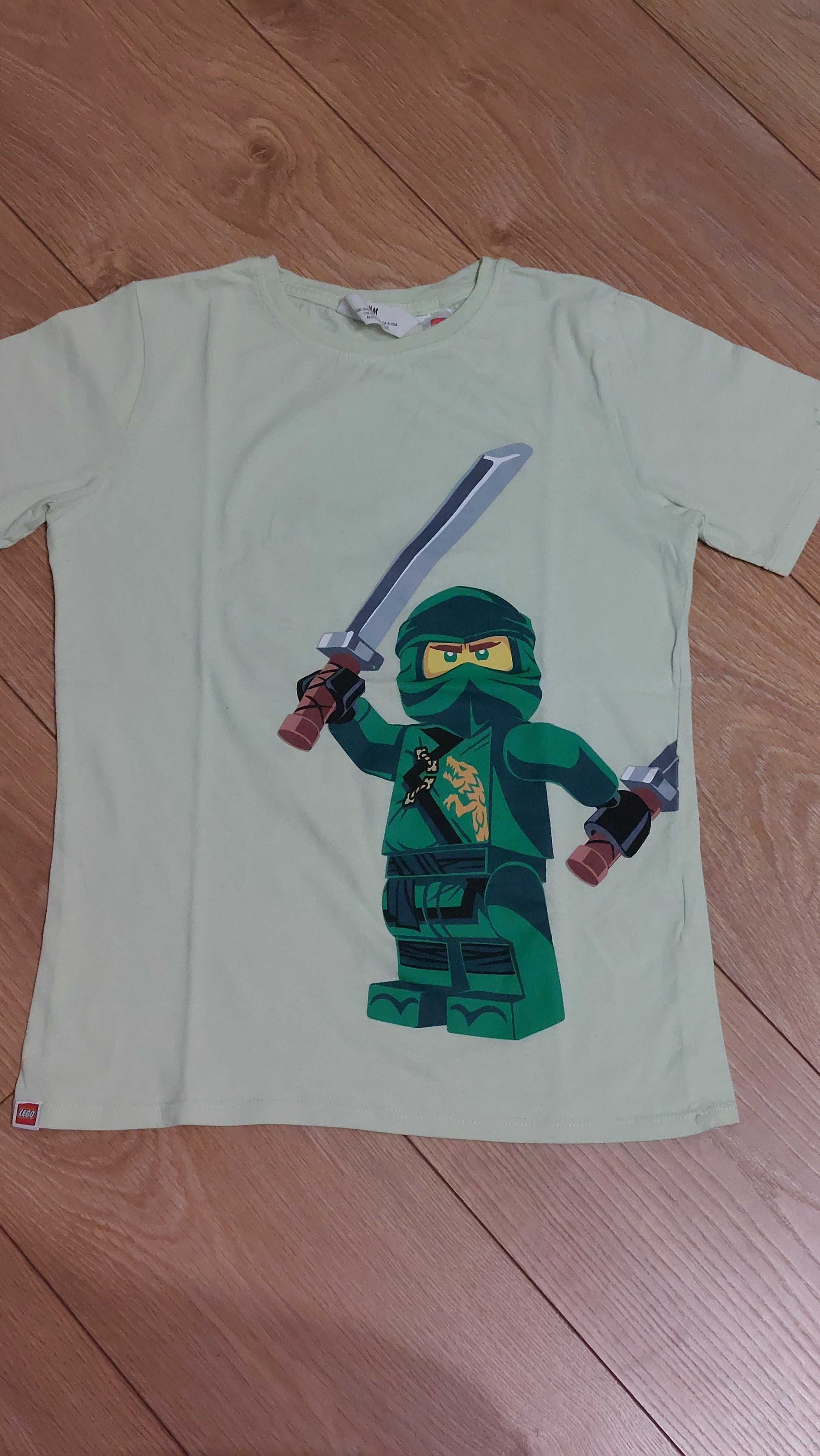Koszulki z krótkim rękawem dla chłopca 5szt t-shirt 134 140 ninjago