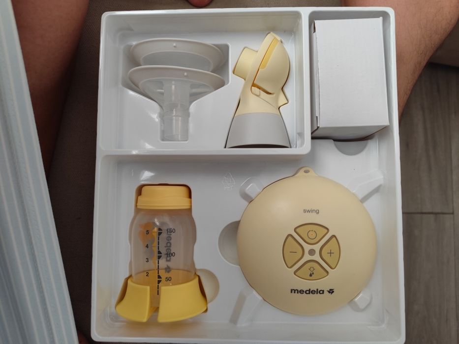 Medela swing flex + Discos de amamentação chicco