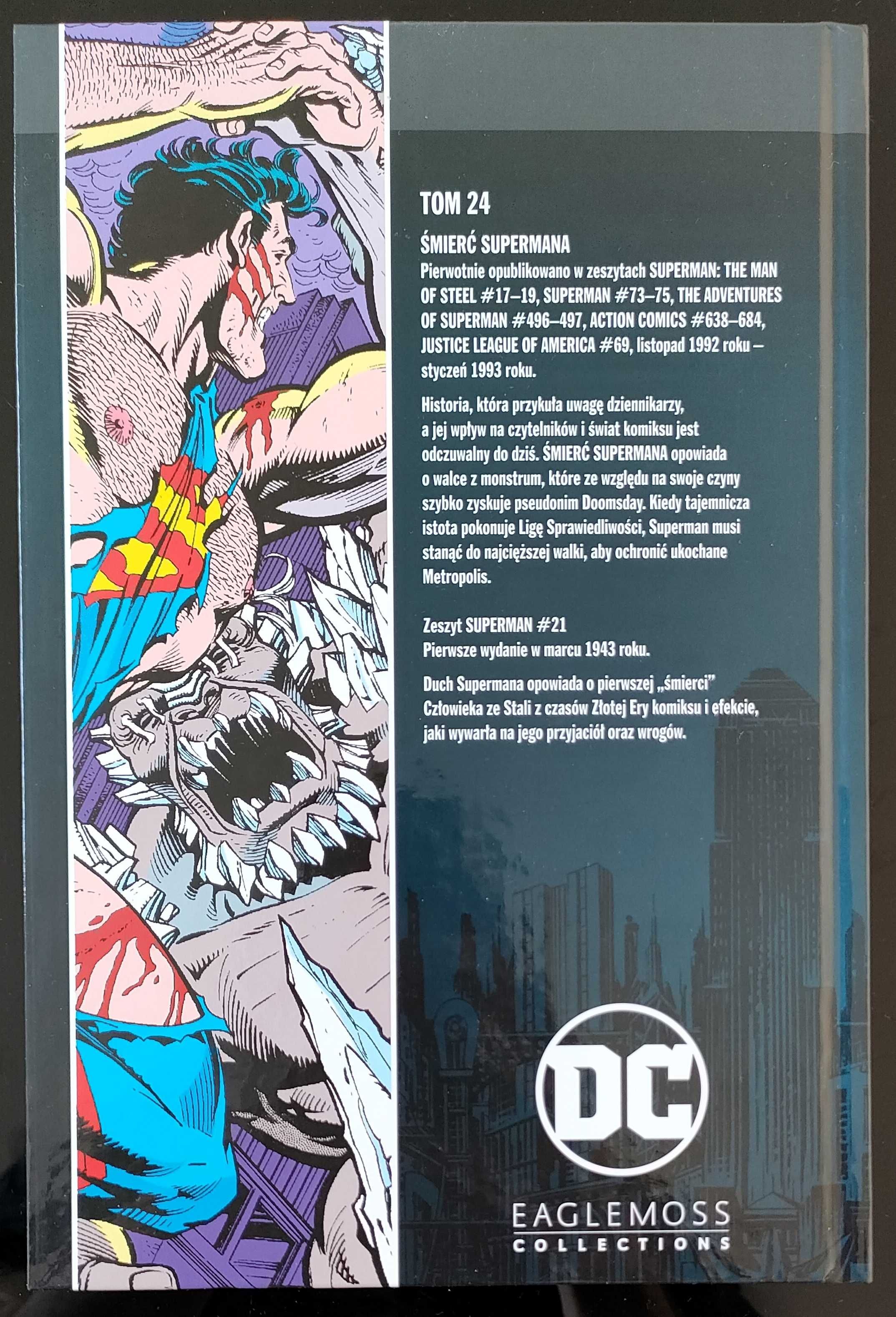 Superman - Śmierć Supermana - Wielka Kolekcja Komiksów DC - Tom 24