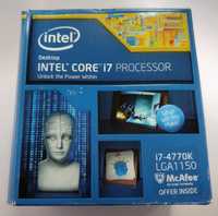 Procesor Intel i7-4770K LGA1150 i nieużywany nowy wentylator radiator