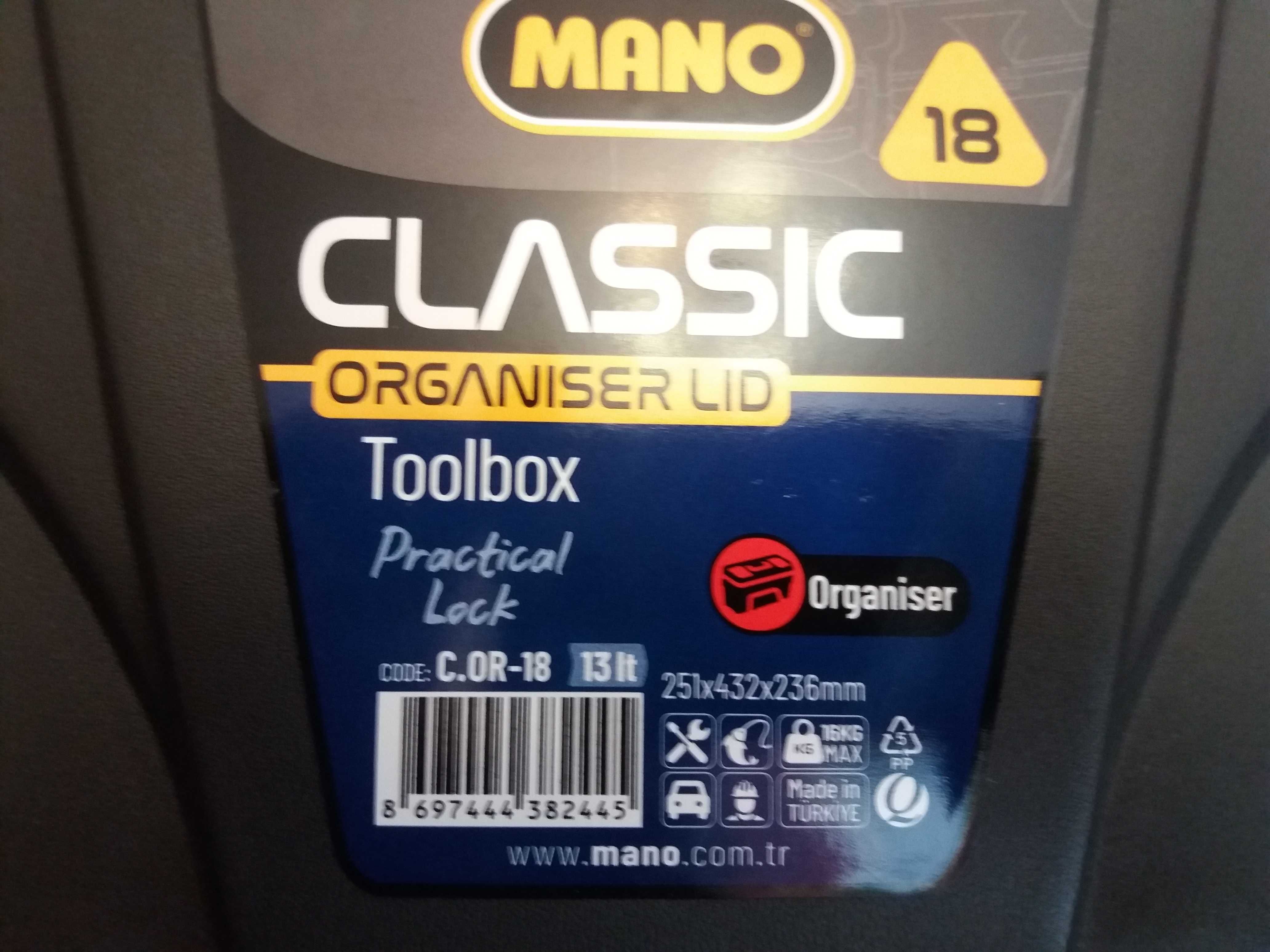Ящик для инструментов MANO 18 новый