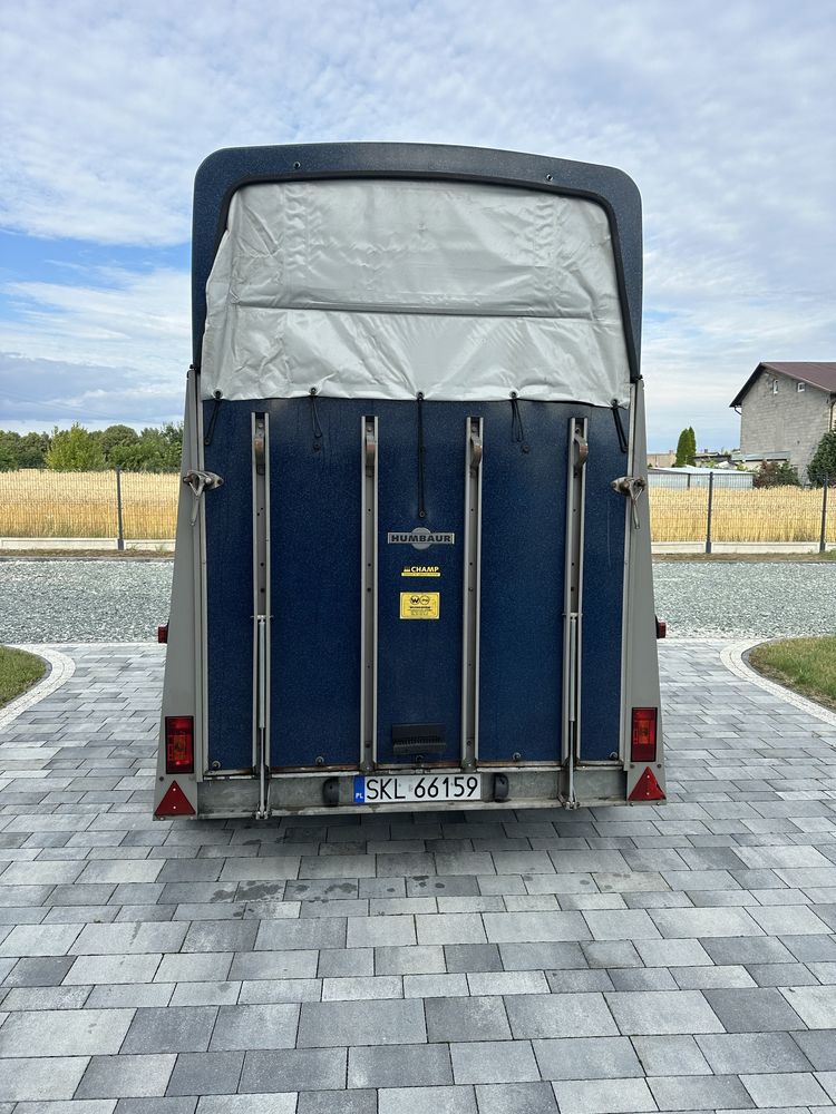 Przyczepa do przewozu 2 koni kat B dmc 1400 kg
