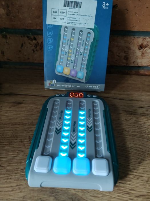 Elektroniczna gra muzyczna Rhythm Game Machine LED zabawka dla dzieci